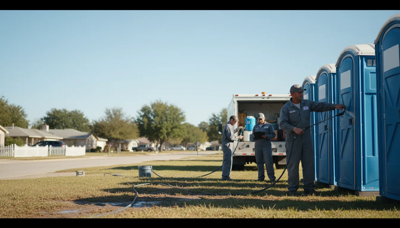 Long-Term Portable Toilet Rental in Wellman, IA near me